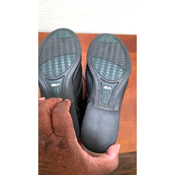 Ariat Women's Black Leather Lace-Up Boots Medium-Height Round Toe Size 7.5B - Picture 9 of 15